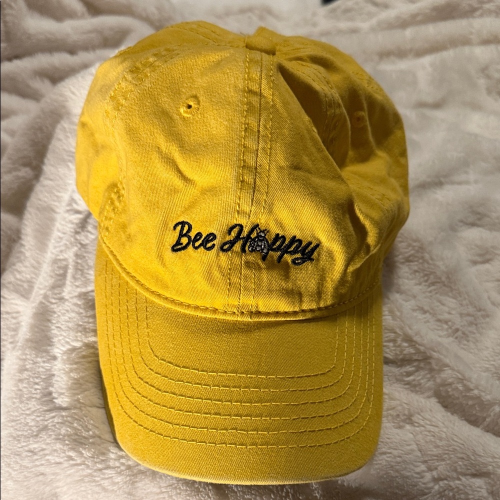 Bee Happy Yellow Women’s Cap